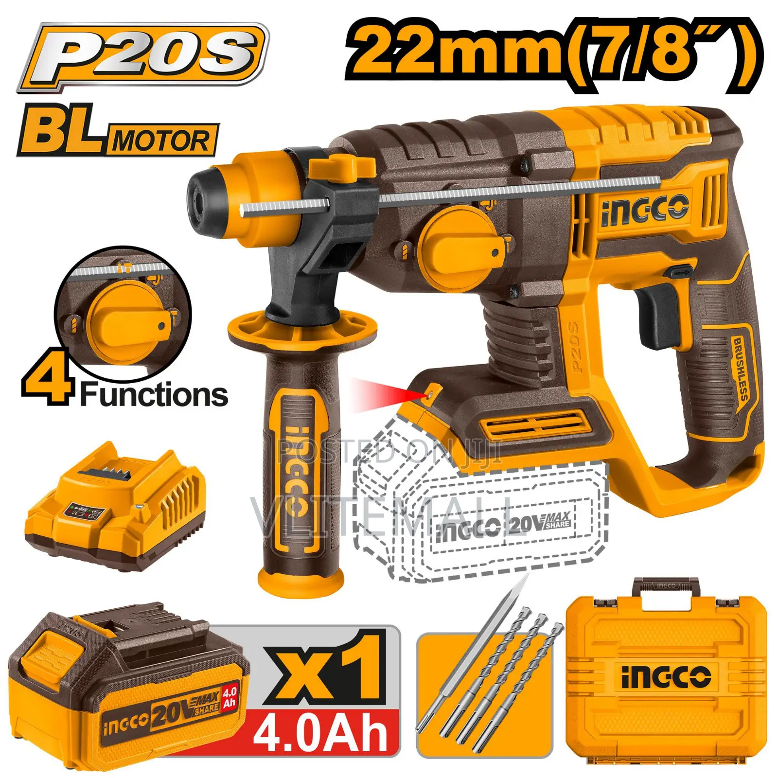 Cordless Rotary Hammercrhli202081
