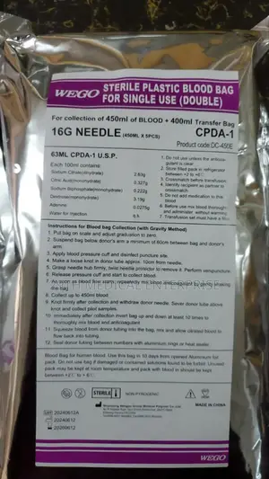 Blood Bag (Single Cpda-1)