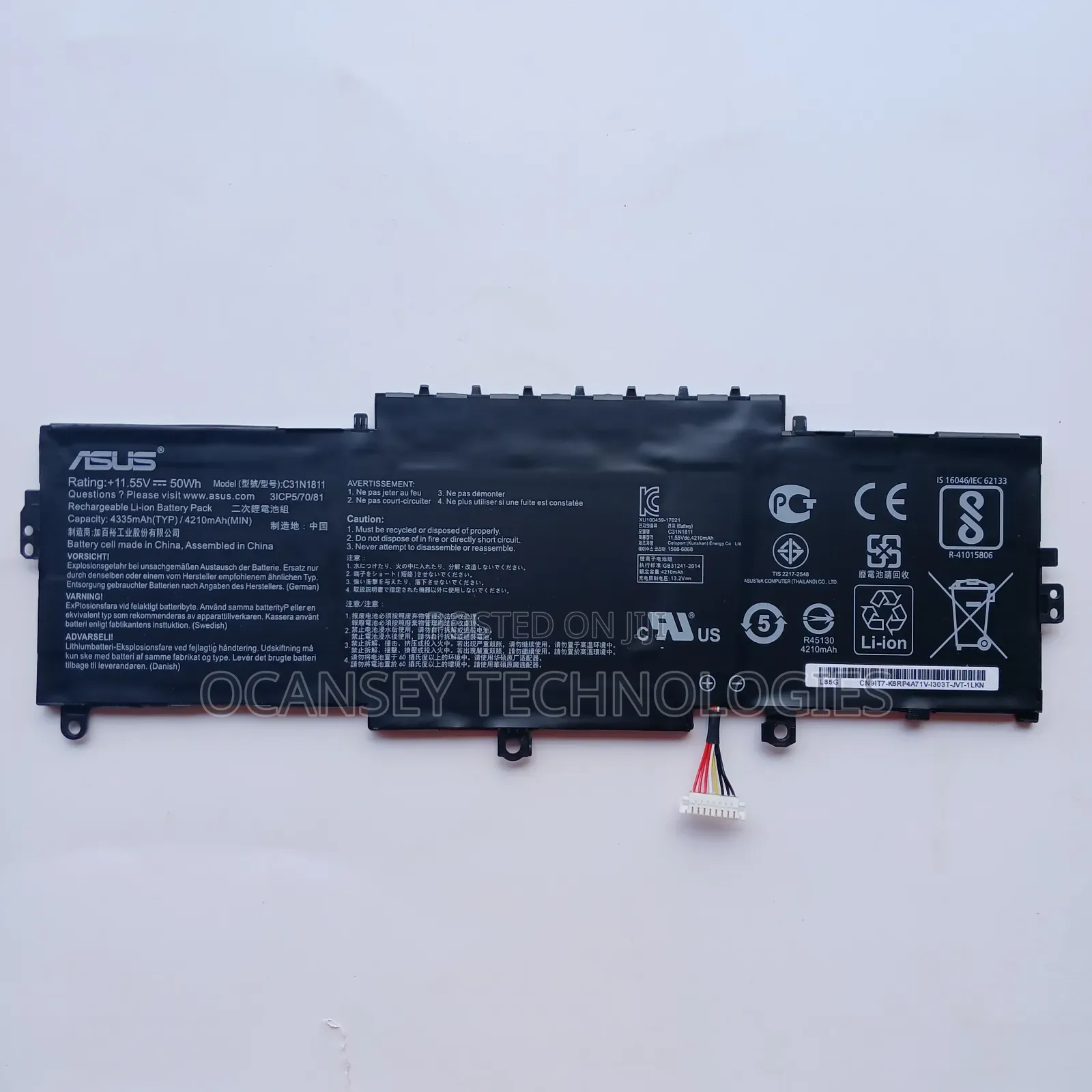 Original Asus C31n1811 Battery For Zenbook 14 Ux433 Ux433f