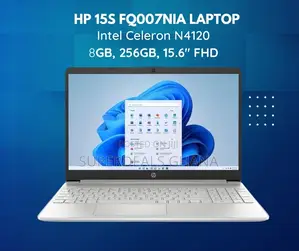 New Laptop HP 15s 8GB Intel SSD 256GB