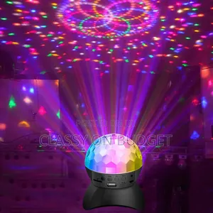Multipurpose Music Box With Disco Lights