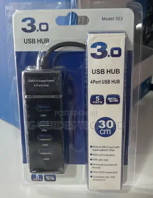 4-Port Usb Hub, 4port 3.0 Usb Hub