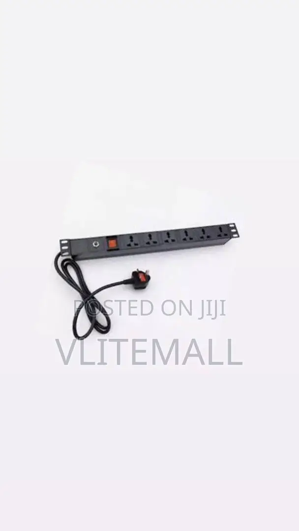 Pdu 6way Multy Tape Black Minipro