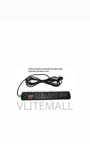 Pdu 6way Multy Tape Black Minipro