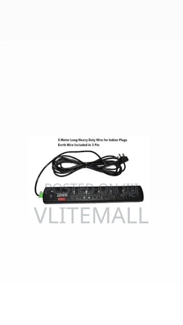 Pdu 6way Multy Tape Black Minipro