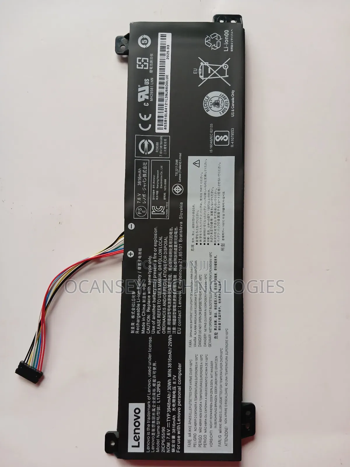 Original Lenovo L17l2pb3 Battery For V130 V330 V530