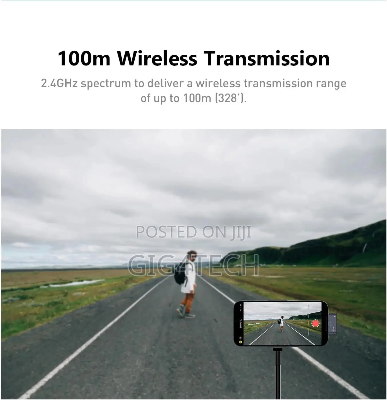 Luucco Airwave / Wireless Micrphone For Camera, Android iPhone