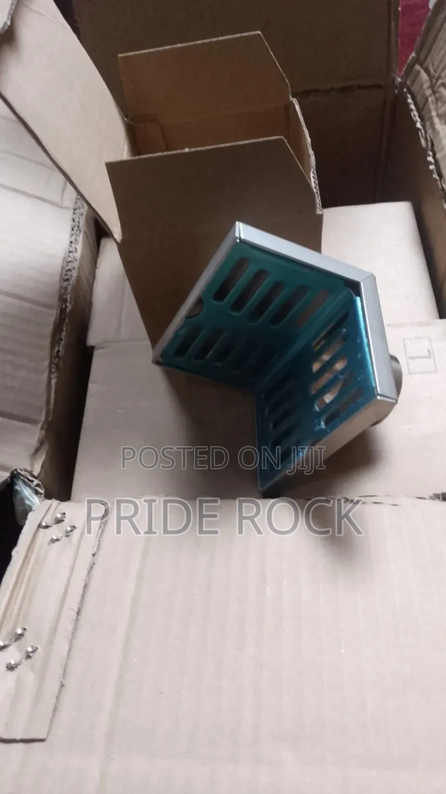 Side Corner Floor Drain Metal
