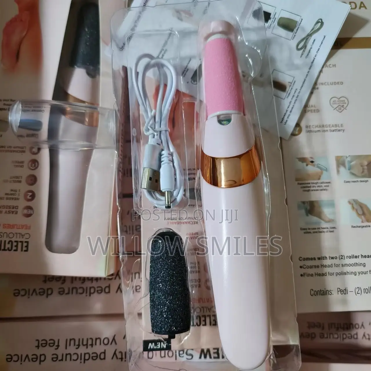 Electric Pedicure File + Footmask