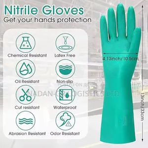 Nitrile Gloves ( Green)