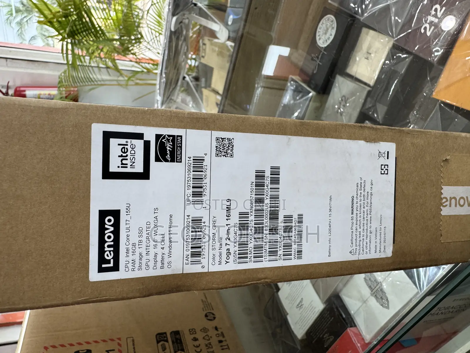 New Laptop Lenovo 16GB Intel Core I7 SSD 1T
