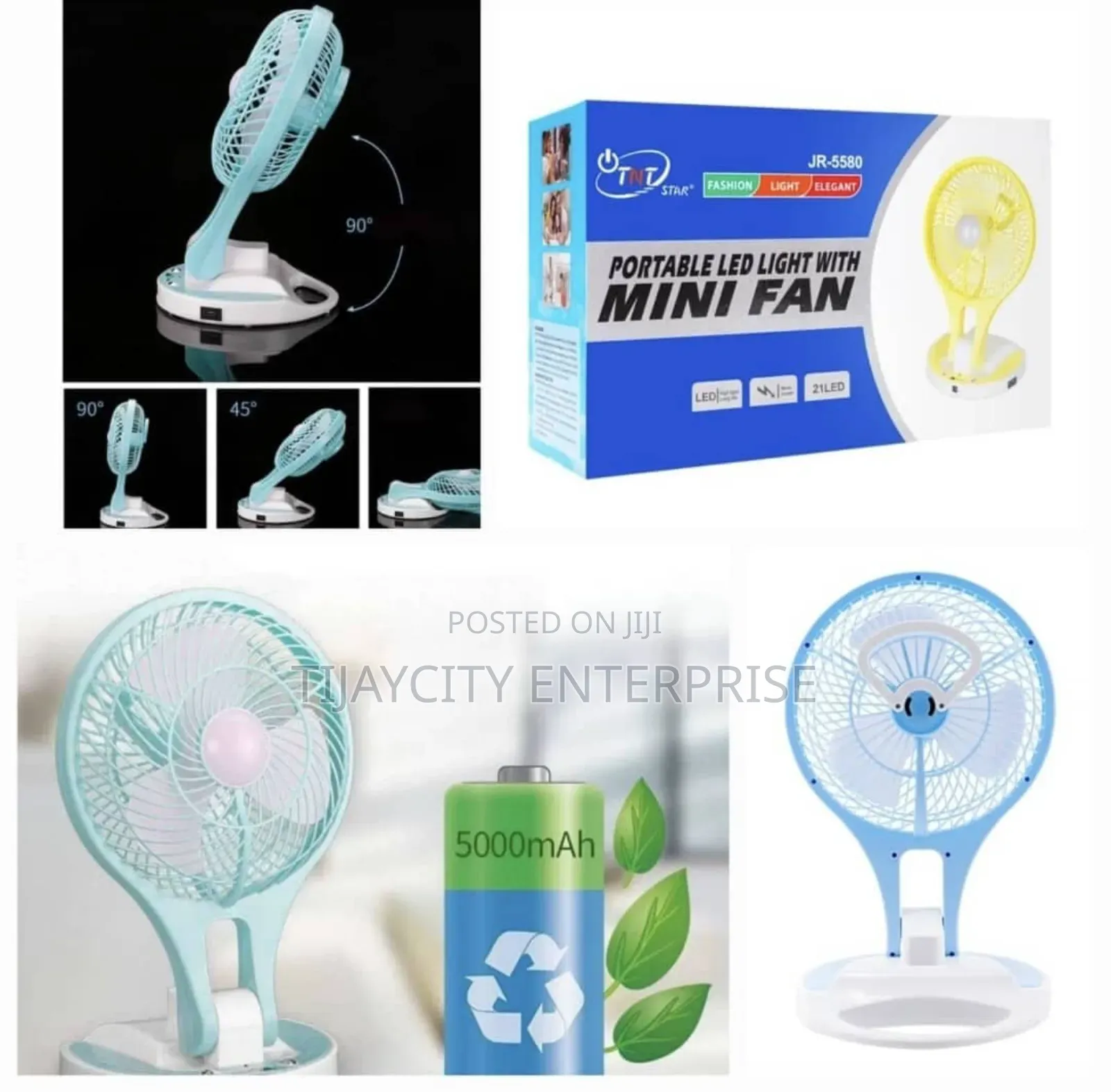 Mini Fan With Light
