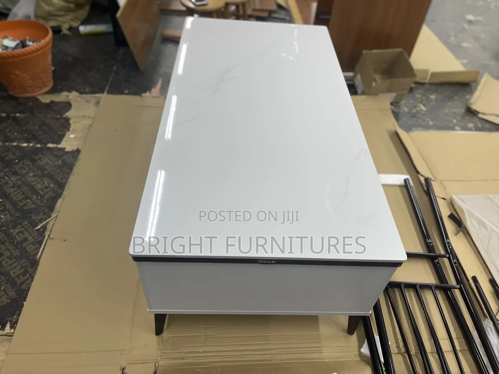 Center Table With Double Sided Drawers