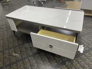 Center Table With Double Sided Drawers