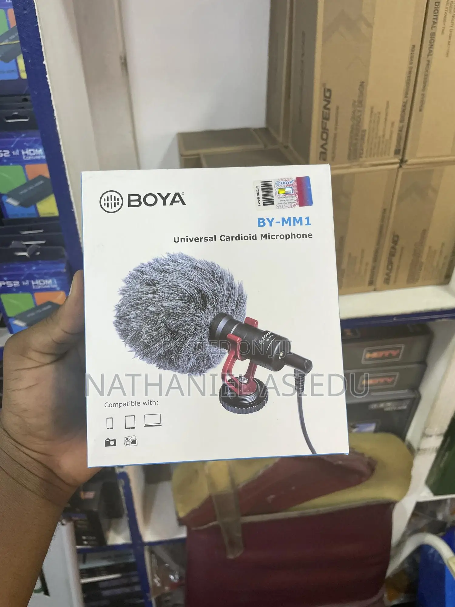 Boya by-Mm1 Universal Cardioid Microphone.