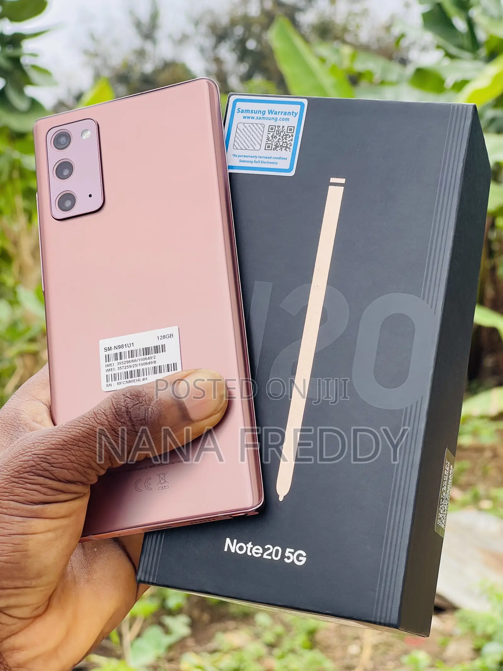 New Samsung Galaxy Note 20 5G 128 GB Bronze