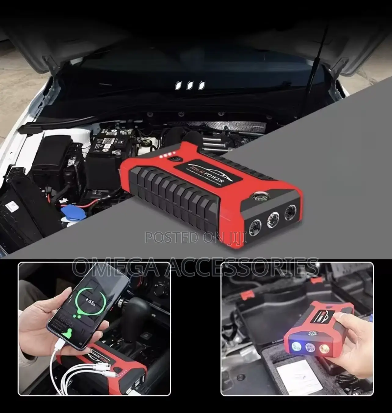 Car Battery Jumper and Tire Pump