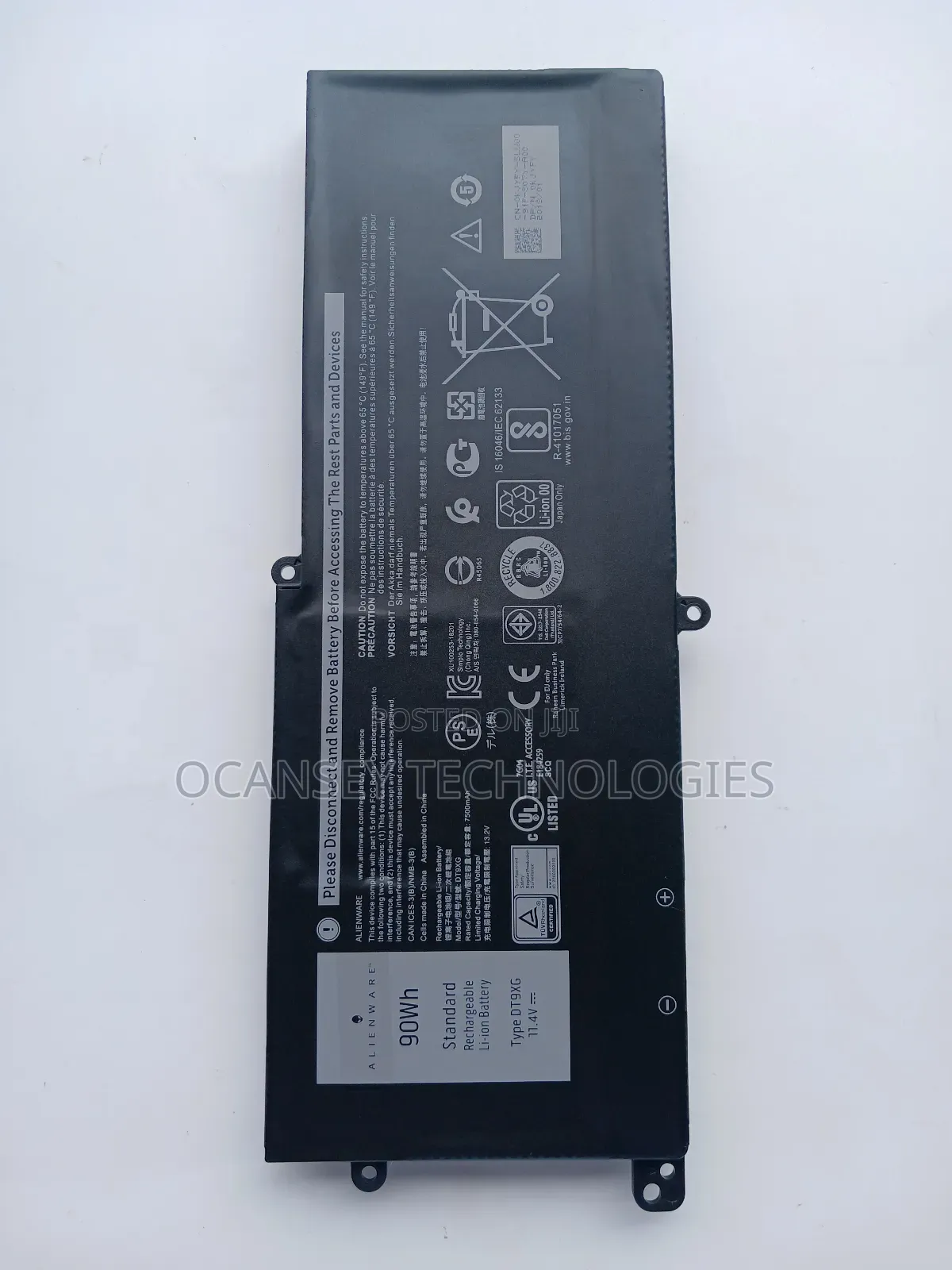 Original Dell Dt9xg Battery for Alienware Area-51m R1 R2 Alwa51m