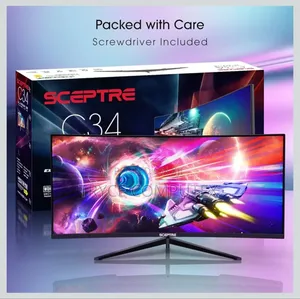 Sceptre 34-Inch Curved Ultrawide WQHD Monitor