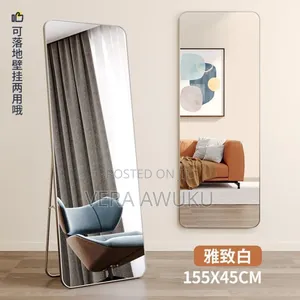 Metallic Standing Mirror