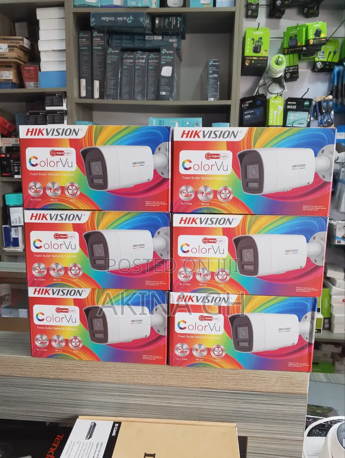 Hikvision 2mp Colorvu 2 Way Audio Ip Camera Ds-2cd1027g2h-Liuf/SRB