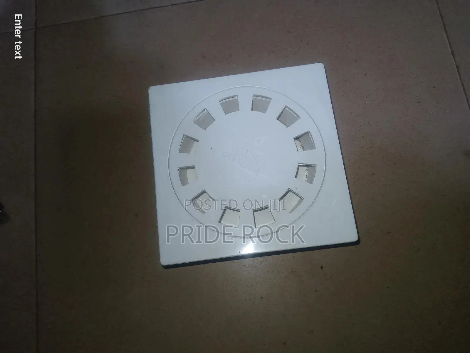 Plastic Floor Drain 4*3*2, White and Grey