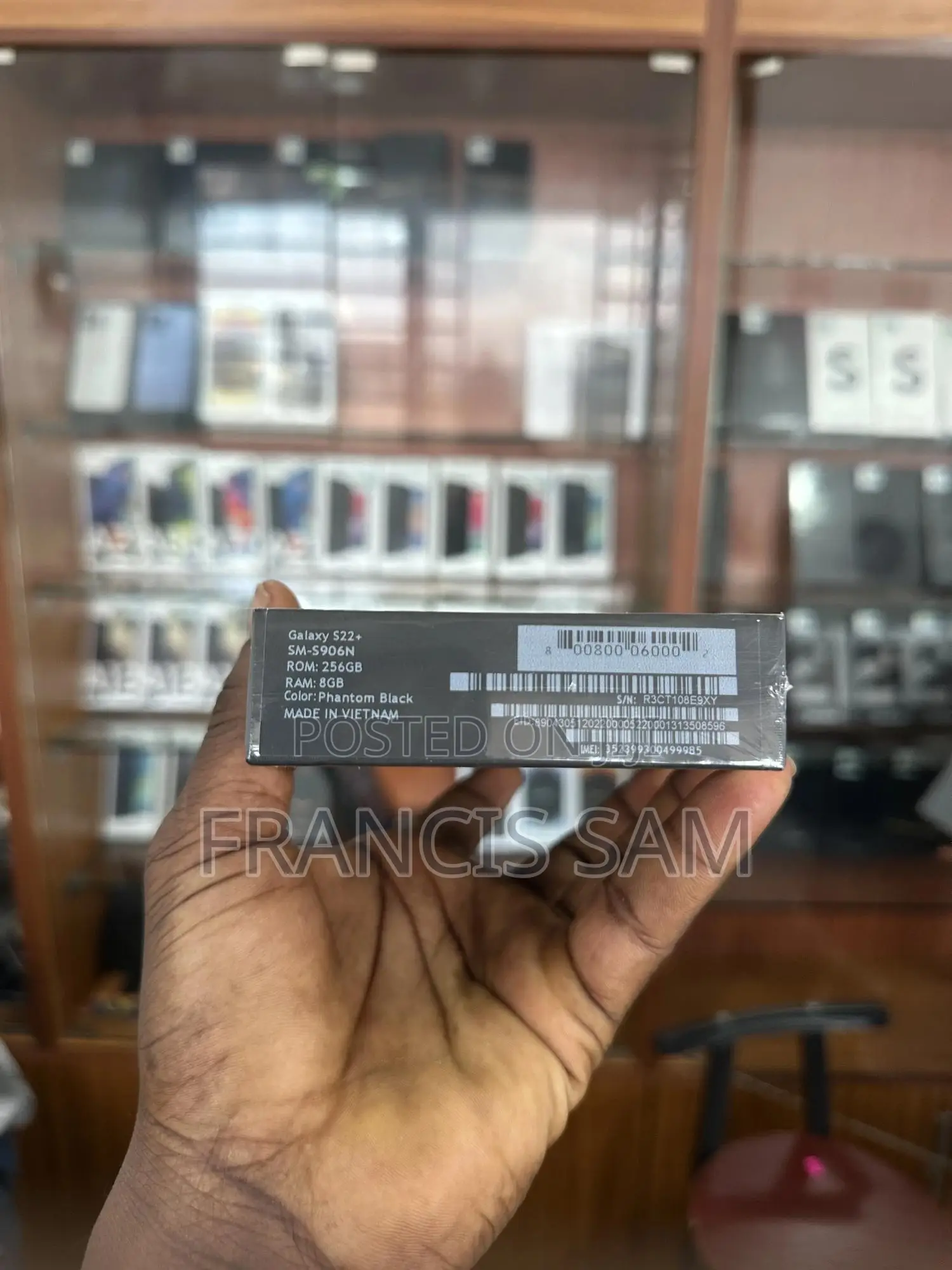 New Samsung Galaxy S22+ 5G 128 GB Black