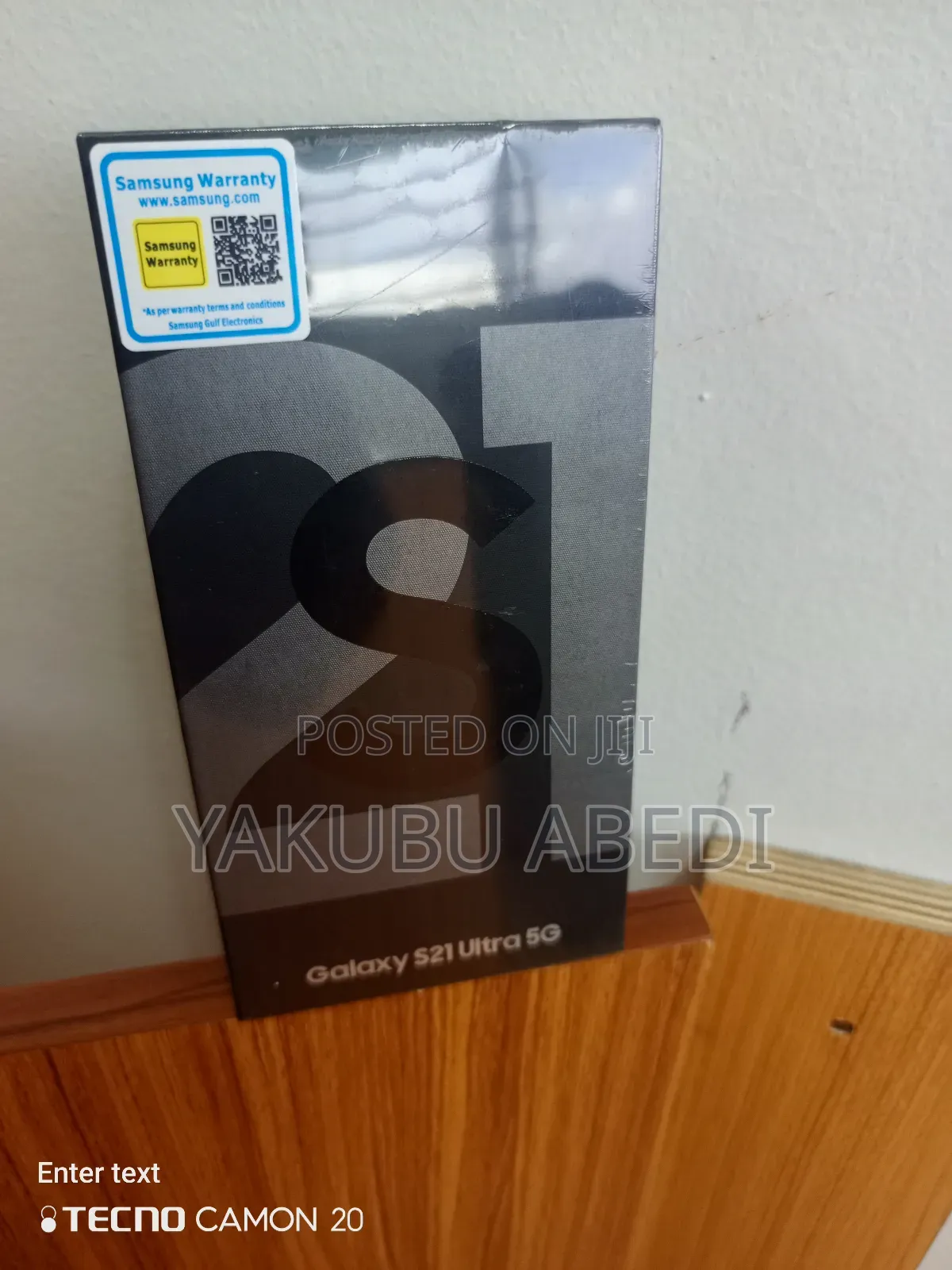 New Samsung Galaxy S21 Ultra 5G 128 GB Black