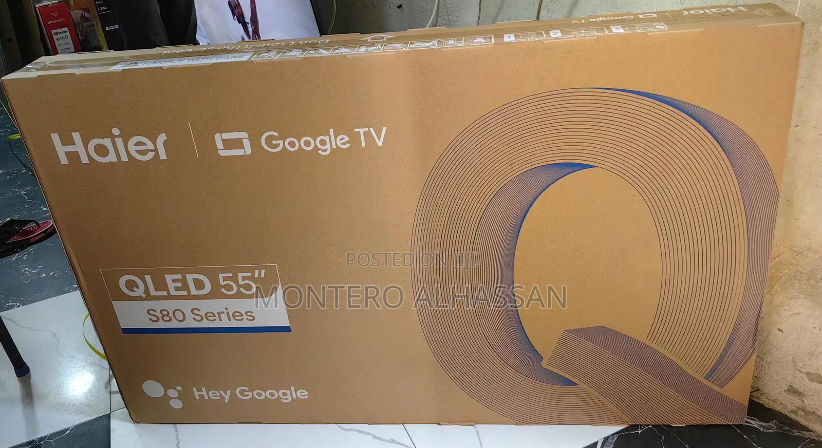 Haier 55’Qled 4k Voice Control Tv