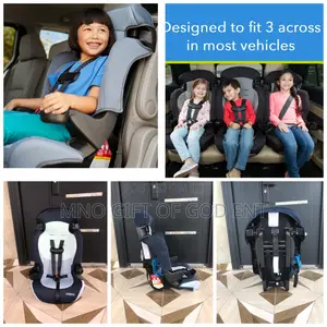 Cosco Kids Finale Dx 2-in-1 Booster Car Seat, Rainbow, Toddler, Unisex