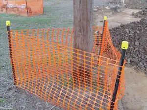 Orange Safety Mesh