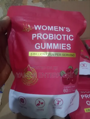 Women’S Probiotic Gummies – Cranberry Flavor (60 Gummies)