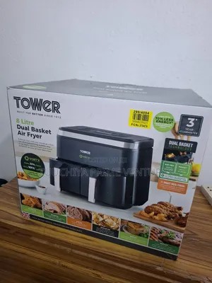 8.L Tower Dual Bacon Air Fryer Uk 🇬🇧