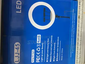 Led Soft Ring Light (Ljj-45) - Full Set With Tripod