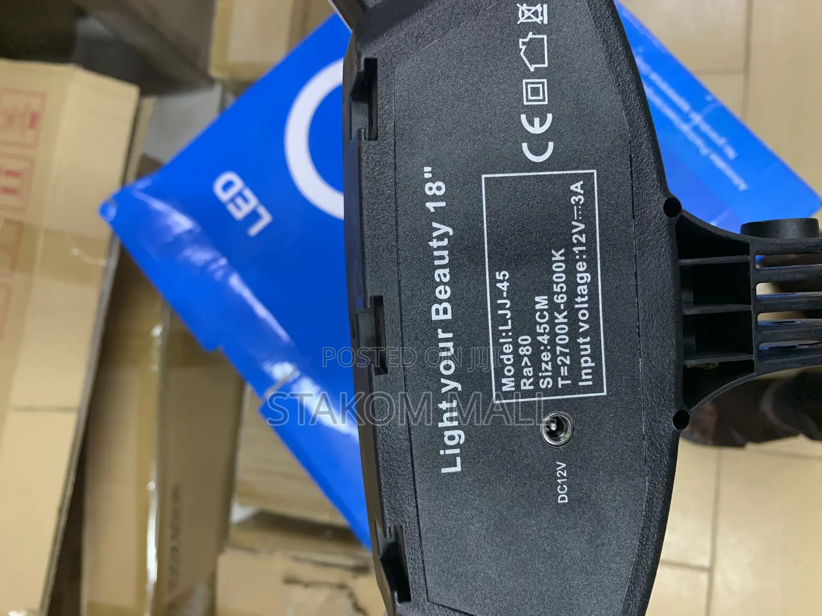 Led Soft Ring Light (Ljj-45) - Full Set With Tripod