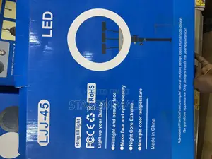 Led Soft Ring Light (Ljj-45) - Full Set With Tripod