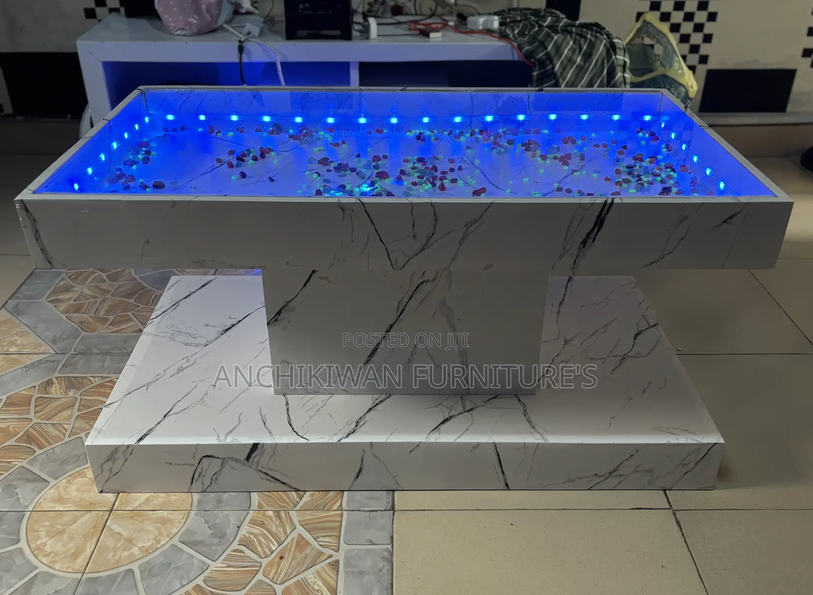 Led Lights Mables Center Table