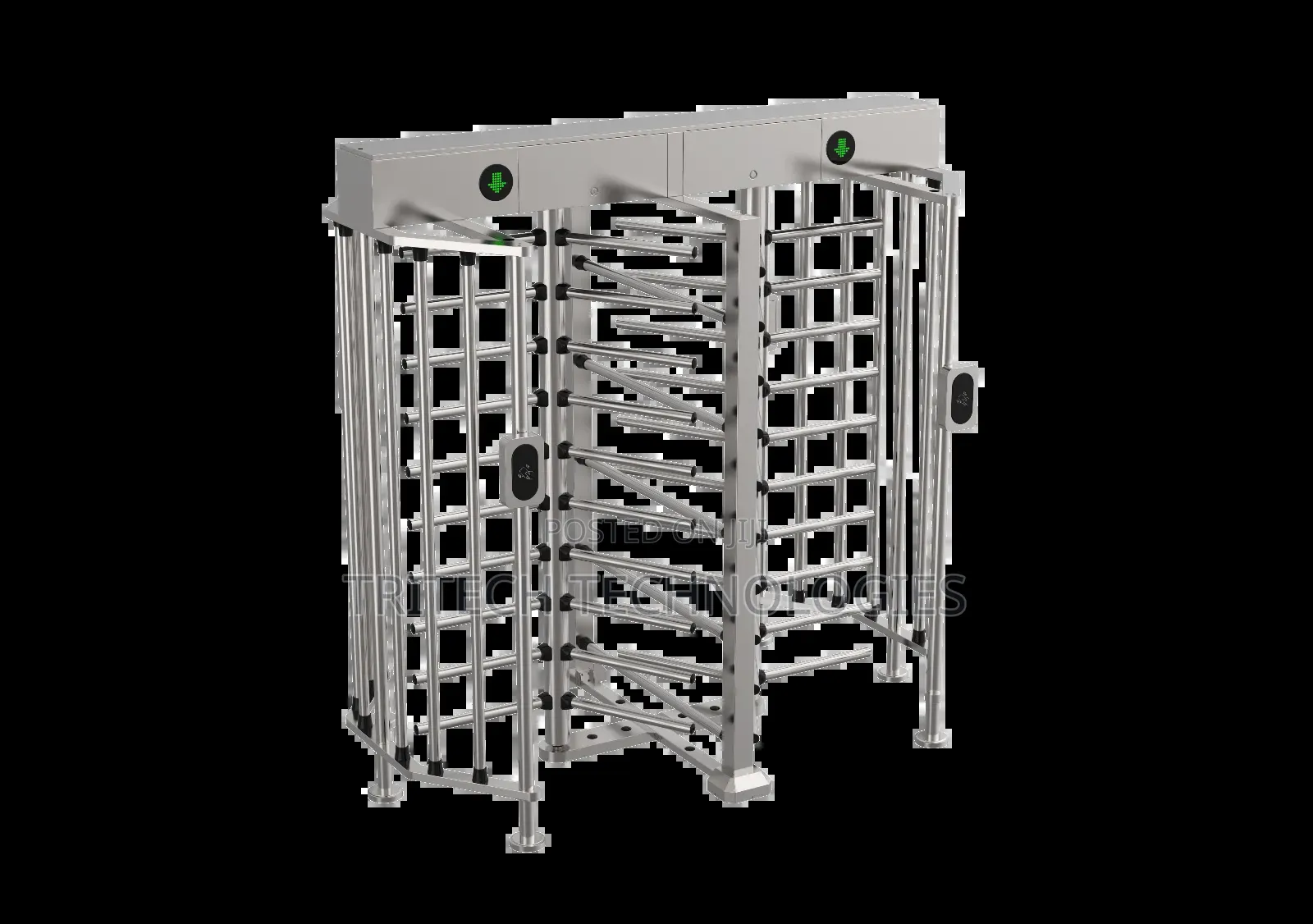 Westa Dual Lane Full Height Turnstile Gate for High Access Control