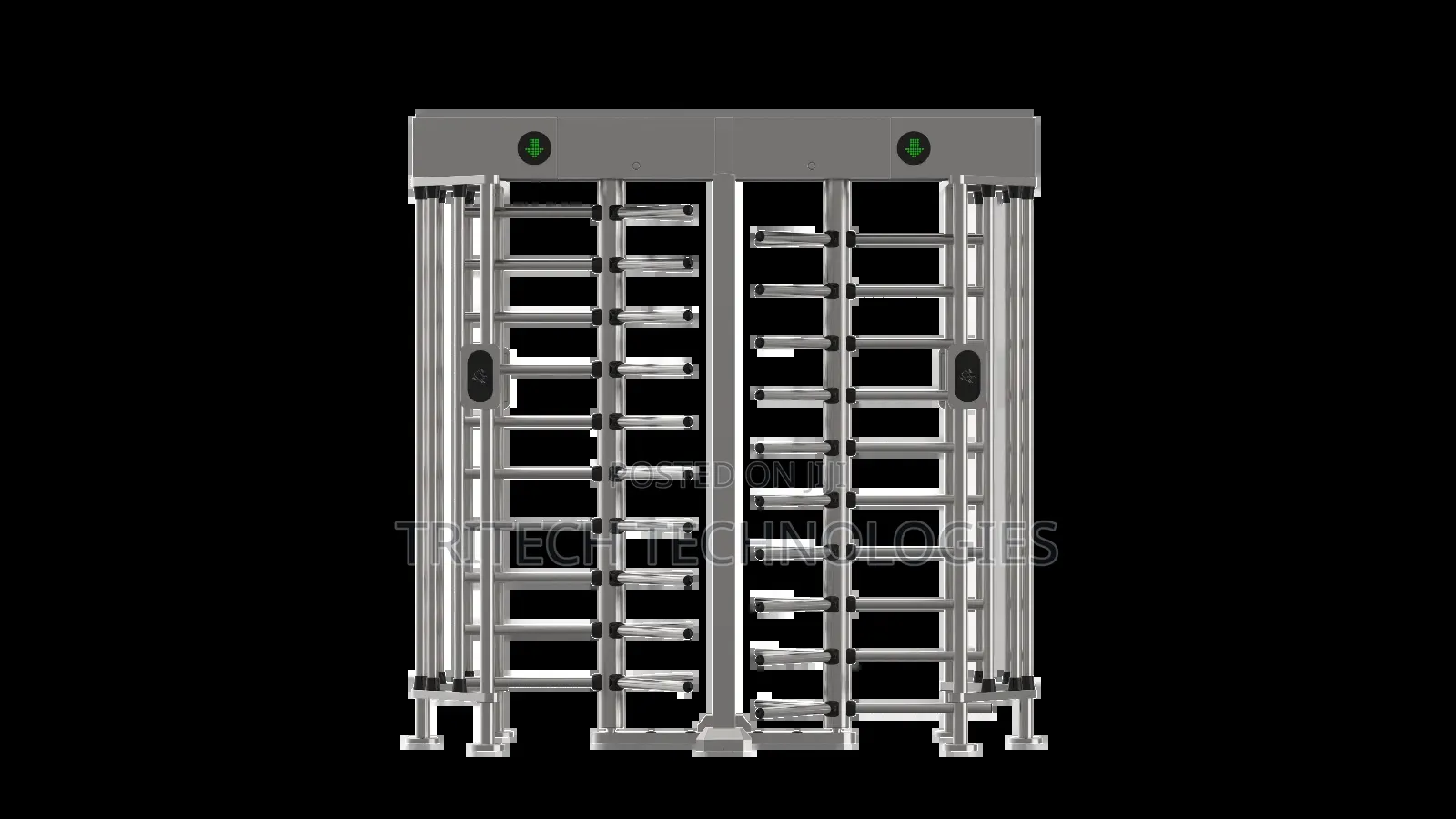 Westa Dual Lane Full Height Turnstile Gate for High Access Control