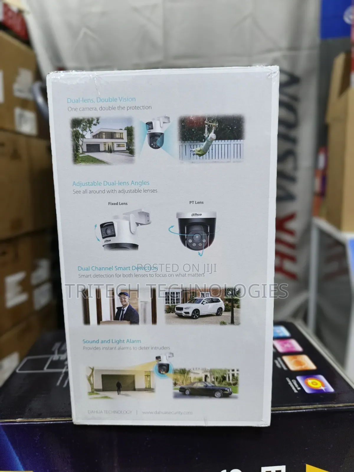 Dahua 5mp Wifi Stand Alone Camera P5d-5f-Pv 5+5mp Dual-Lens
