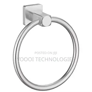 Chrome Towel Rack Bathroom Accessories Set