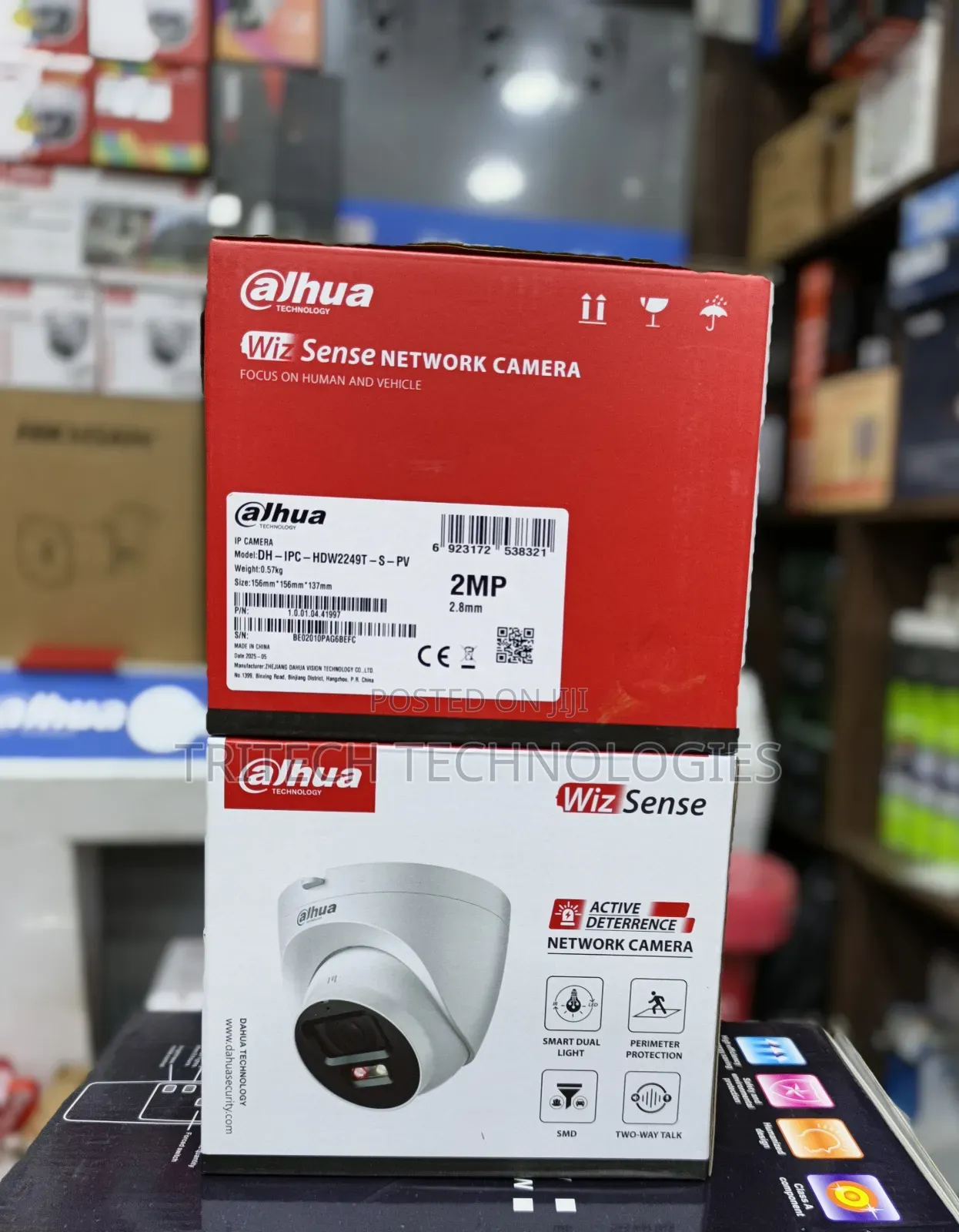 Dahua Two Way Audio Ipc-Hdw2249t-S-Pv 2mp Full Color Ip Camera