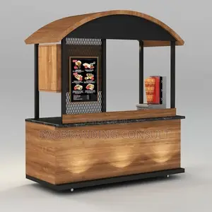 Digital Kiosk: Stage, Display Stand, Pos, Tent, Coffee, Snacks,