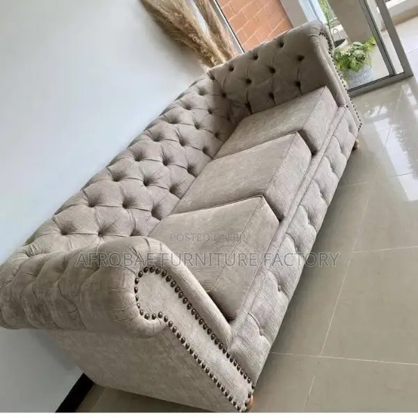 Fabric Chester Field- Quality Design Sofa Chair