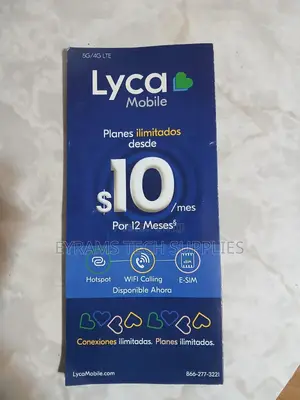 Activated Lycamobile Usa E-Sim