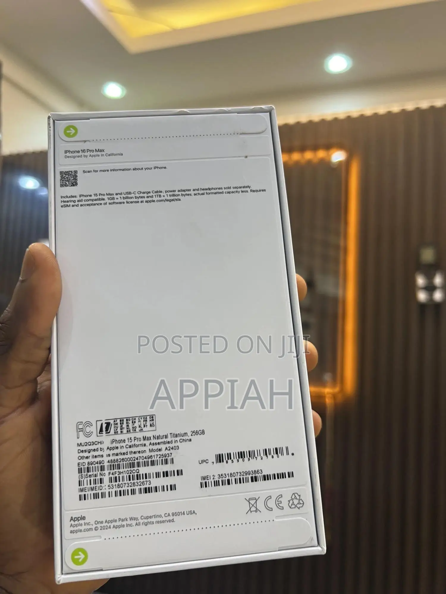 New Apple iPhone 15 Pro Max 256 GB