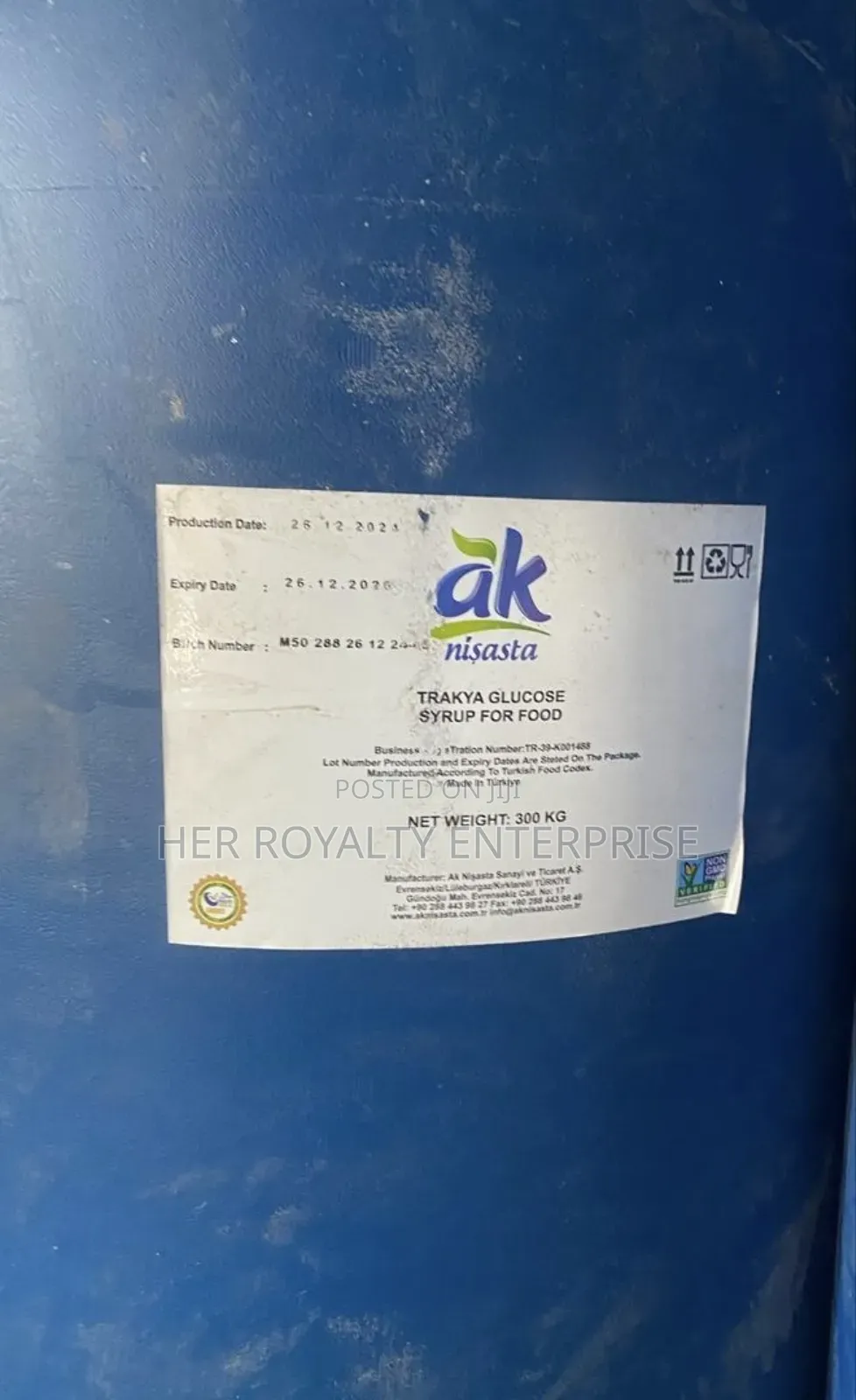 Glucose Syrup For Food (300kg)