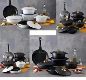6pcs Quality Lefon Diecast Cookware Set