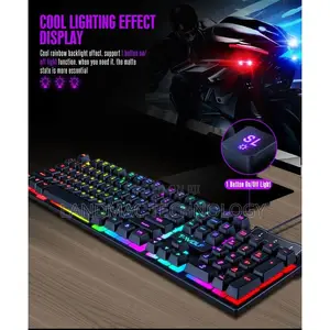 T-wolf 3-piece Illuminated Gaming Mouse And Keyboard Set
