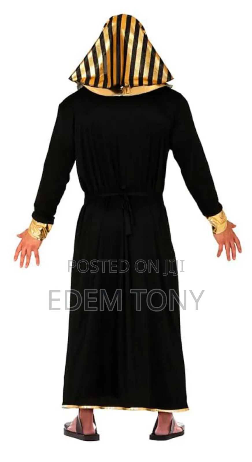Mens Egyptian Pharaoh Fancy Dress Costume Men